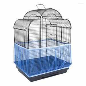 Andere vogels leveren kooi deksel nylon mesh papegaai nest huis rok net elastische vogelkooi huisdier accessoires