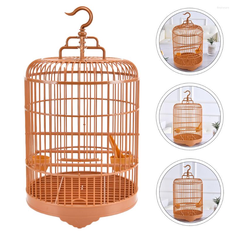 Autres fournitures d'oiseaux Cage ronde perroquet cages suspendues support de perruche perruches de voyage perruches calopsitte cage à oiseaux cage à oiseaux oiseaux inséparables