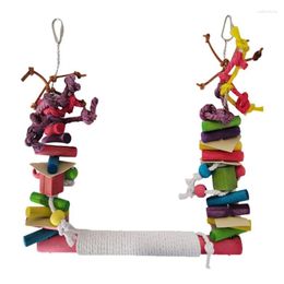 Otros suministros para pájaros Combinación de juguetes para loros Accesorios Artículos Bite Toy para entrenamiento Swing Standing Paeakeets