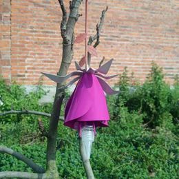 Otros suministros para pájaros Comedero creativo Morning Glory Forma de flor Colibrí Colgantes colgantes para árboles de patio al aire libre