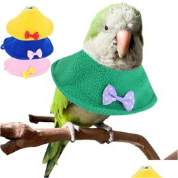 Andere vogels levert schattige papegaai kraag hery anti-bit pikblessure Elizabeth beschermend voor vogels mantel huisdieren warme kleding drop de dhkpc