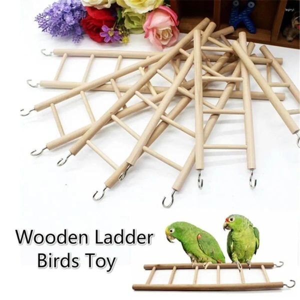 Otros suministros de aves DIY Wood Craft Toys Toys Hamsters Climbre