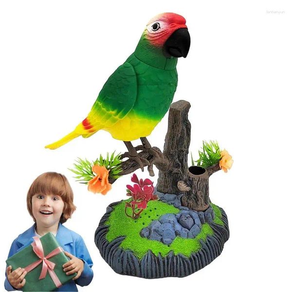 Otros suministros de aves Parrot Simulado Decoración del hogar Toy electrónico para niños Adultos Adultos Room para niños Escritorio