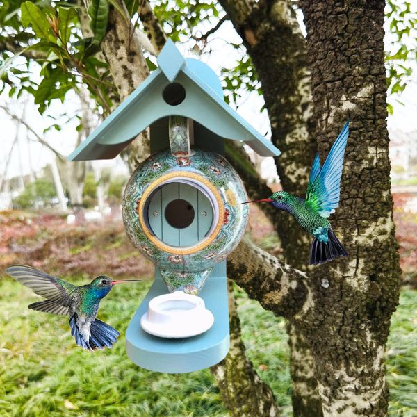 Autres Fournitures Pour Oiseaux Accessoires De Mangeoire Colibri Sauvage Maison Cages Tentures Extérieur Jardin Patio Pelouse Mur Fenêtre Clôture Arbre 230130