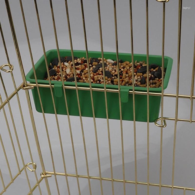 Autres fournitures pour oiseaux Mangeoire Tasses d'eau potable pour poulets Cailles Bols suspendus en plastique Dropship