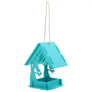 Autres fournitures d'oiseaux Mangeoire suspendue Feederswild Box House Jardin extérieur extérieur pour oiseaux perroquet fenêtre d'élevage colibri bois arbre canard