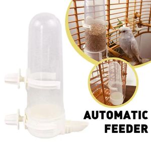 Autres fournitures d'oiseaux Feeder Buveur d'eau automatique Fontaine à boire Pet Perroquet Cage Bouteille Coupe Bols Distributeur