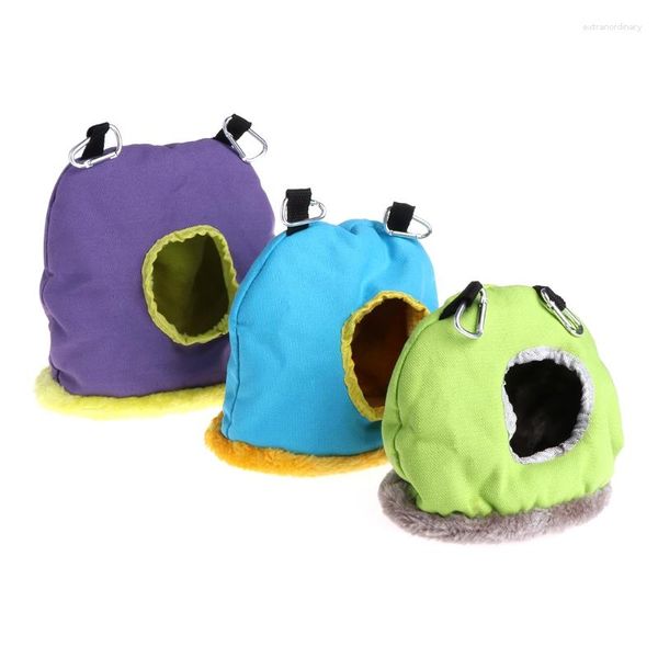 Autres fournitures d'oiseaux Hamac pour cage Snuggle Winter Warm Nest Cachette Tente Sommeil