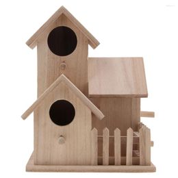 Autres fournitures d'oiseaux House de nouveau-nouveau de nouveauté à la main - Décor de maison amical