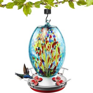 Andere vogelbenodigdheden Hangende kolibrie -feeder met haak buitenshuis Antiant Pet Feedboxes Drinker Tuinaccessoires 230130