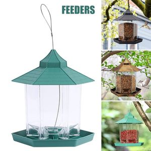 Autres fournitures pour oiseaux Mangeoire à oiseaux portable suspendue Facile à nettoyer Remplissage sauvage pour patio extérieur Jardin DFDS889