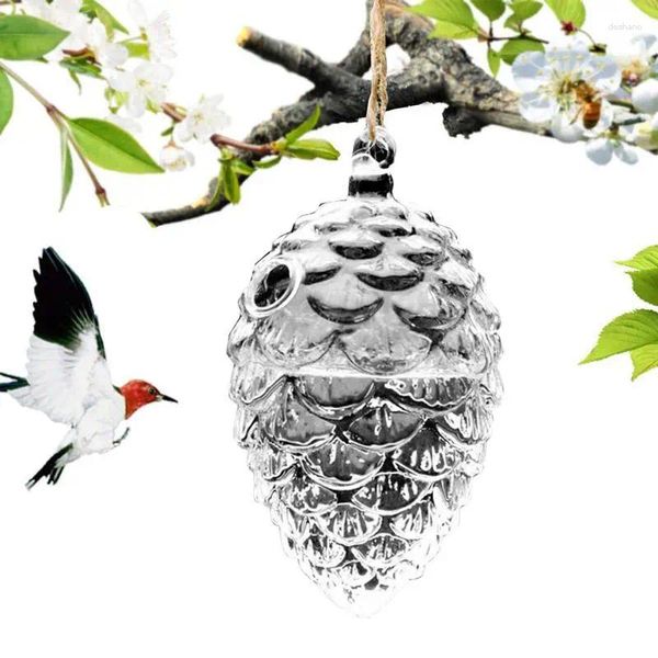 Autres fournitures d'oiseaux Humming Feeder Glass Backyard House Pet Pet suspendu Hook Gardn Wild for Outdoor