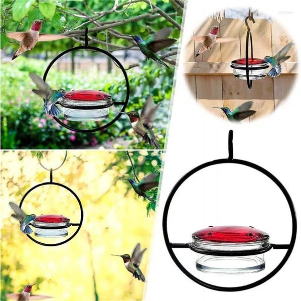 Otros suministros de pájaros bandeja de alimentación de colibrí con plast rojo bowndoor zumbis atraen pájaros para el patio de patio trasero exterior cubierta de patio