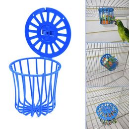 Autres fournitures d'oiseaux Legendog 1pc créatif multi-usages cage jouets suspendus fruits légumes mangeoire perroquet et panier