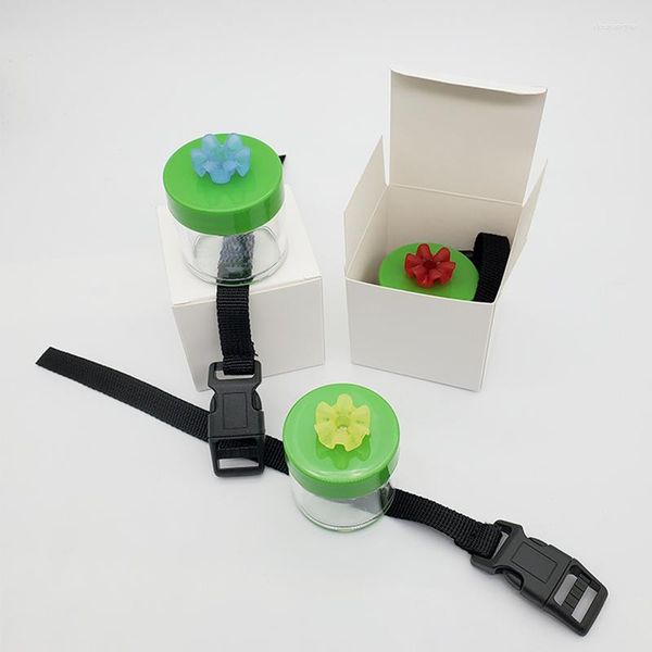 Autres fournitures d'oiseaux Mini chargeur de poignet portable portant Colibri Jardin Animaux Céréales Conteneur d'alimentation pour animaux de compagnie