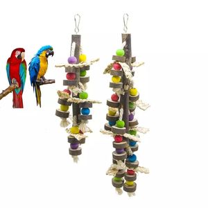 Andere vogels levert natuurlijk hout kauwspeeltjes blokken papegaai scheuren voor vink budgie parketen love parakeet kooi accessoires 230130