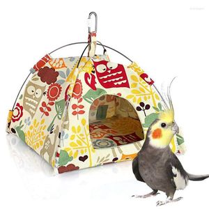 Andere vogelvoorraden nest huis bed papegaai habitat grot hangende tent parakeet slaap hut hangmat