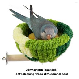Otros suministros de aves Nest Mat Swing Ring Plataforma Casa Cama para loro Budgie Periquito Cockatiel Conure Lovebird