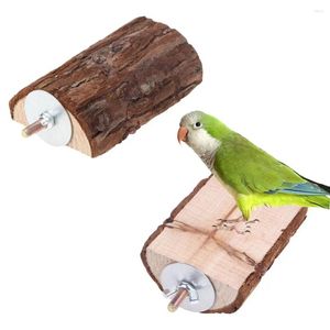 Autres fournitures d'oiseau à parakeet Cage Budgie Toy Perches Perrot Stand Plateforme