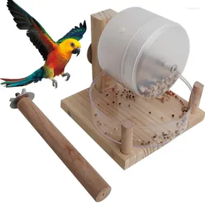 Autres fournitures d'oiseau parakeet alimentaire Conteneur Parrot Dispenseur Bols de mangeoires réutilisables ACCESSOIRES DE CAGE