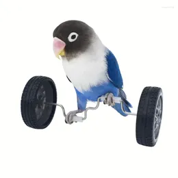 Andere Vogelbenodigdheden Papegaai Evenwicht Auto Ontboren Speelgoed Kleine en Middelgrote Roller Skateboard Vaardigheidstraining Rekwisieten Phoenix
