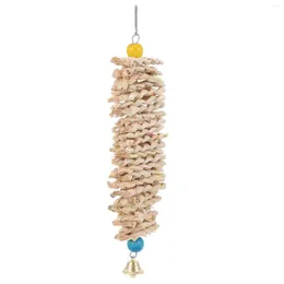 Otros suministros de aves Bloque de loro Toy Bit Bit-Bit Sold Hanging Accesorios de jaula Delicado interesante