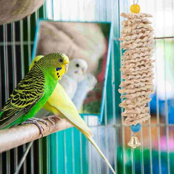 Otros suministros de aves Parrot Chew Toy Toy Chewing encantador Juicio para mascotas RESISTENTE RESISTENTE PARA RESISTENTE RESISTENTE CAGE