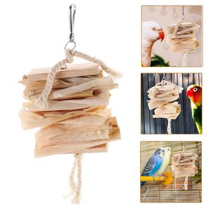 Andere vogels benodigdheden papegaai kauwspeelgoed heerlijk hangende kooi pet plaything slijtage slijtage kauwen grappig speelgoed