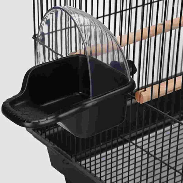 Autres fournitures d'oiseaux Perrot Boîte de nourriture Baigne de baignoire Bols d'organisateurs de cage Bols pour l'alimentation du porte-portefeuille portable