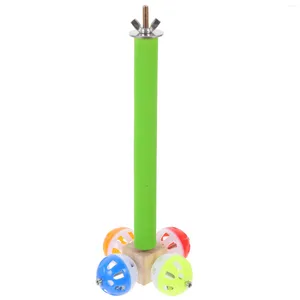 Autres fournitures d'oiseaux Perrot Pole Toy Stand Percheet Perche pour Cage Bood Branches Puzzle Accessoires en bois