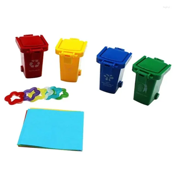 Autres fournitures d'oiseaux Perroquet Jouet Mini Bureau Tri Bin Perakeet Intelligence Formation Jeu Éducation Pour Jouer Jouets Petits Oiseaux