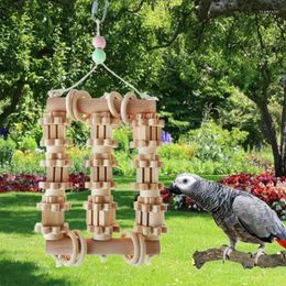 Andere Vogelbenodigdheden Papegaaispeelgoed Houten Baars Natuurlijke Houten Blokken Scheurspeelgoed Voor Grote Middelgrote Vogels Ara's Amazone Papegaaien Afrikaanse Grijzen Q84D