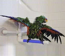 Autres fournitures d'oiseau Parrot Toys Douche de baignoire Platform debout Perte Perchant Parkeet Pet Accessoires 4515748