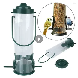 Otros suministros de aves alimentador de alimentación de alimentos para mascotas colgando al aire libre múltiples agujeros voladores alimentadores automáticos de alimentación automática herramientas de alimentación