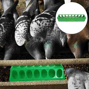 Andere vogels leveren duivenvoedselbox vogels container kom voor kip papegaai feeder dispenser slot pluimvee trog boltocht.
