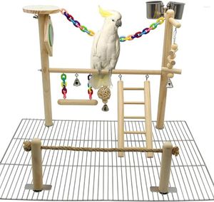 Autres oiseaux Bird Areat pour haut de gymnase de Cage Parrot suspendu Toys joue de jeu Conure Parakets Budgie Casques