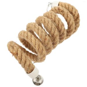 Autres fournitures d'oiseaux Sling Corde suspendue Jouet Cordon élastique Support de perroquet Accessoires de raccords métalliques