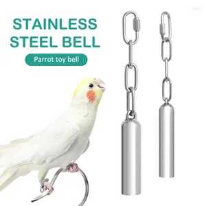 Autres fournitures d'oiseau Squurel Bells debout Rack Rack Rack en acier inoxydable Perreiller à mastication