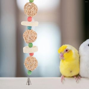 Andere vogelbenodigdheden speelgoed grote papegaai duurzaam takraw kauwkooi grappig kauwspeelgoed hangende parket beet