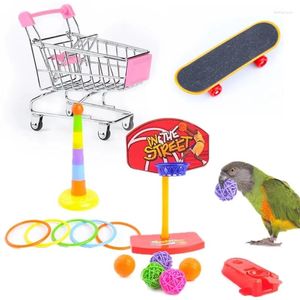 Autres fournitures d'oiseau Toys 4 Types Toy Toy Trip de formation pour améliorer la santé et la santé pour la santé