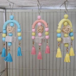 Autres fournitures d'oiseau Toys for Parrot Conure CocaCatiel Cage Accessoires Budgie Parkeet Toy