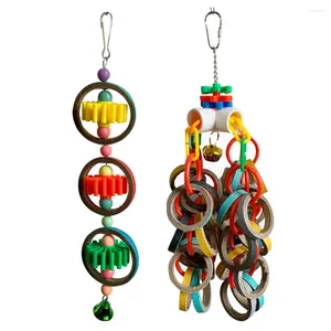 Andere vogelbenodigdheden Speelgoed voor papegaaien Papegaai Grote vogels met metalen haak Kleurrijke kauwkooi-accessoires