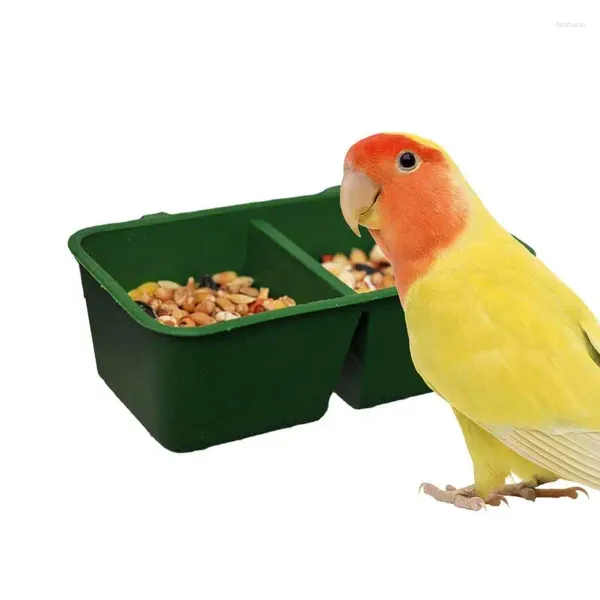 Autres fournitures d'oiseaux Cage d'alimentation universelle pour animaux de compagnie bol suspendu bouteille d'eau récipient de nourriture sans désordre distributeur d'oiseaux pour perroquet hamster animaux de compagnie