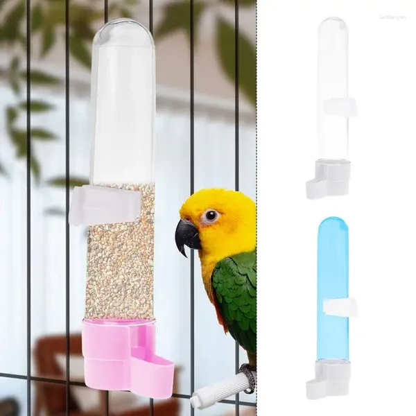 Autres fournitures d'oiseau Dispensateur Dispensateur automatique Fountain Bols d'alimentation et buveurs de bouteilles de bouteille de cage de perroquet