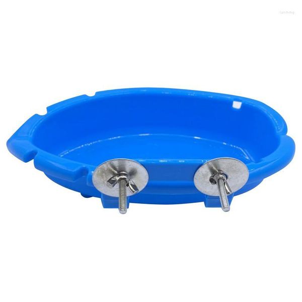 Autres fournitures d'oiseaux Baignoire à eau Plat de bain Gain de place Bol de bain d'oiseau pour perruche calopsitte perroquets perruches perruches perruches