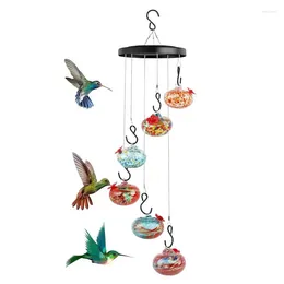 Otros suministros para pájaros Campanas de viento Alimentador de colibrí Comederos exteriores acrílicos para ver hormigas y abejas decorativas