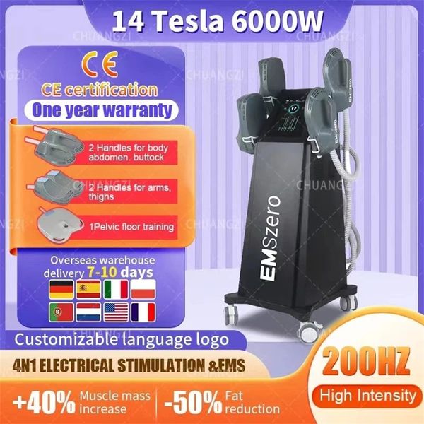 Autre Body Sculpting Minceur dans le nouveau Dls-Emslim Neo 14 Tesla 6500W Nova EMS HI-EMT Body Sculpt Muscle Machine Perte de poids électromagnétique Minceur EMSzero