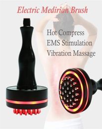 Overige lichaamsbeeldhouwen Afslanken Elektrisch Meridiaanschraper Massager Ontgiftingsborstel Comprimeren Warme nekmassage Ontspannen Pijn R4837276