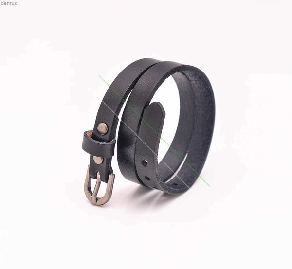 Autres bracelets G558 Black Surfer Men Classic Men 2 Wrap Cowhide Bracelet en cuir véritable bracelet brace-brace-brace-bracette Closure240415
