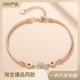 Otras pulseras Nuevos accesorios de moda Collares 999 Man Winist Silver Silver Femenina Pulsera Pequeño Diseño Ins Alto Grado Amigo Handicraft